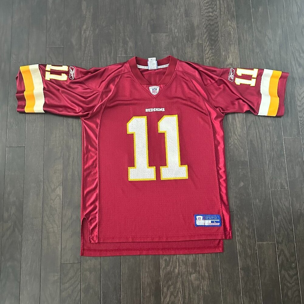 Retro Washington Redskins Large Men's Red NFL Ramsey #11 Reebok Jersey